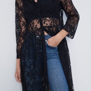Zara Lace Duster